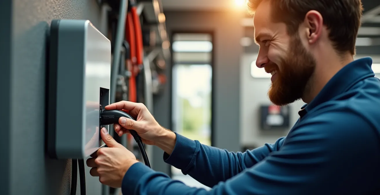 Installation einer Wallbox in der heimischen Garage für Elektroauto-Laden
